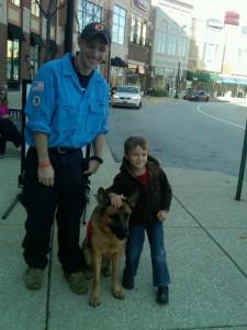 Shane and Rosie at Community Days